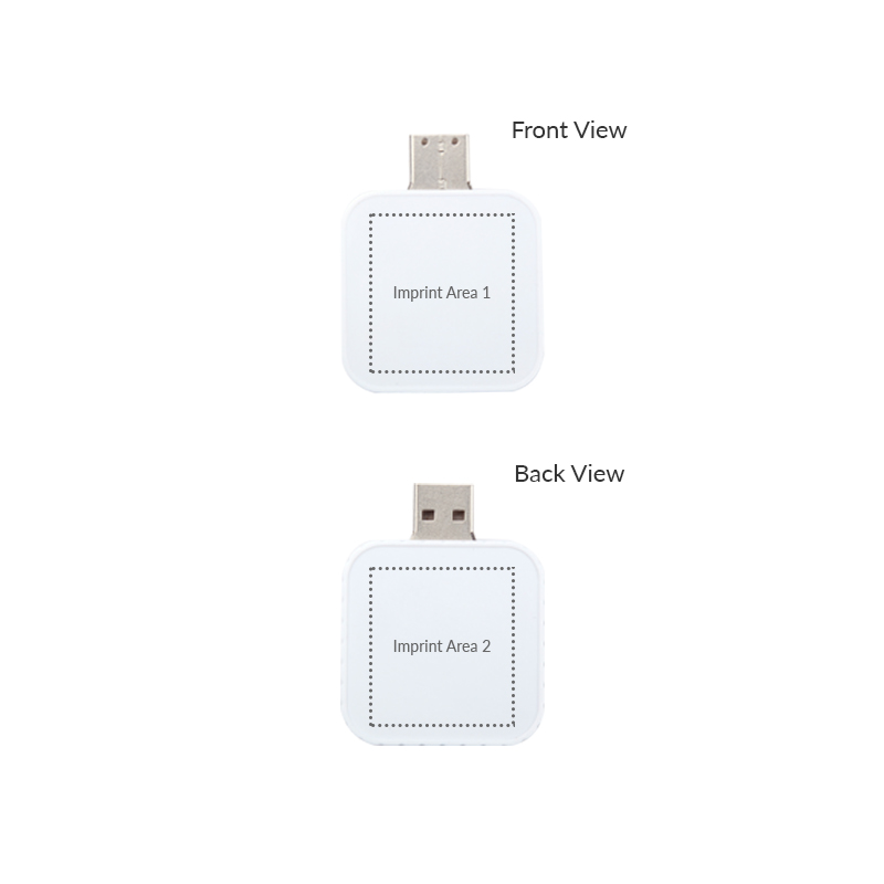 Square Twist USB Flash Drive 3