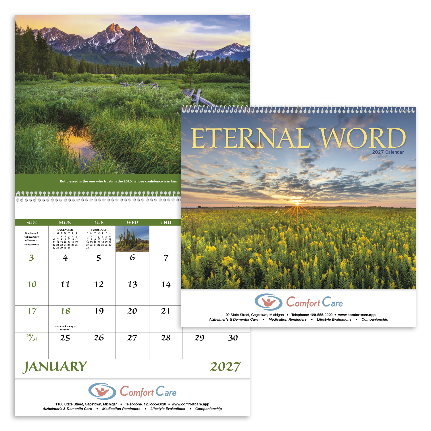 Good Value™ Eternal Word w Pre-Planning Sheet - Spiral Calendar 38