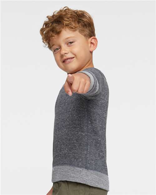Toddler Harborside Mélange French Terry Crewneck Sweatshirt - 3379 4