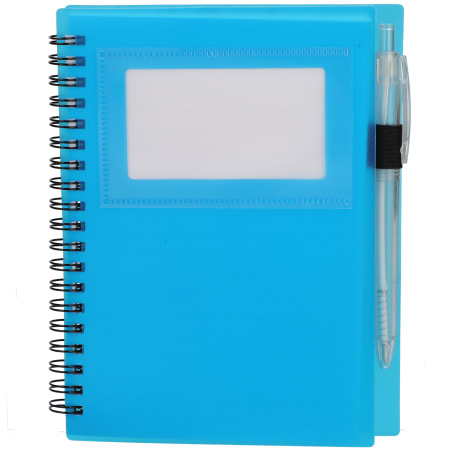 FSC® Recycled 5" x 7" Star Spiral Notebook with Pe 201
