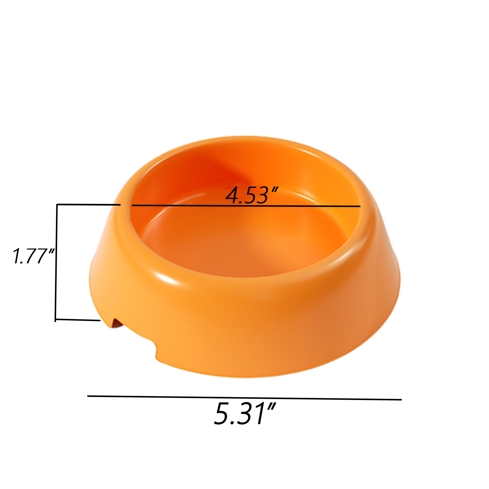 Colored Lightweight Plastic Pet Bowls 3