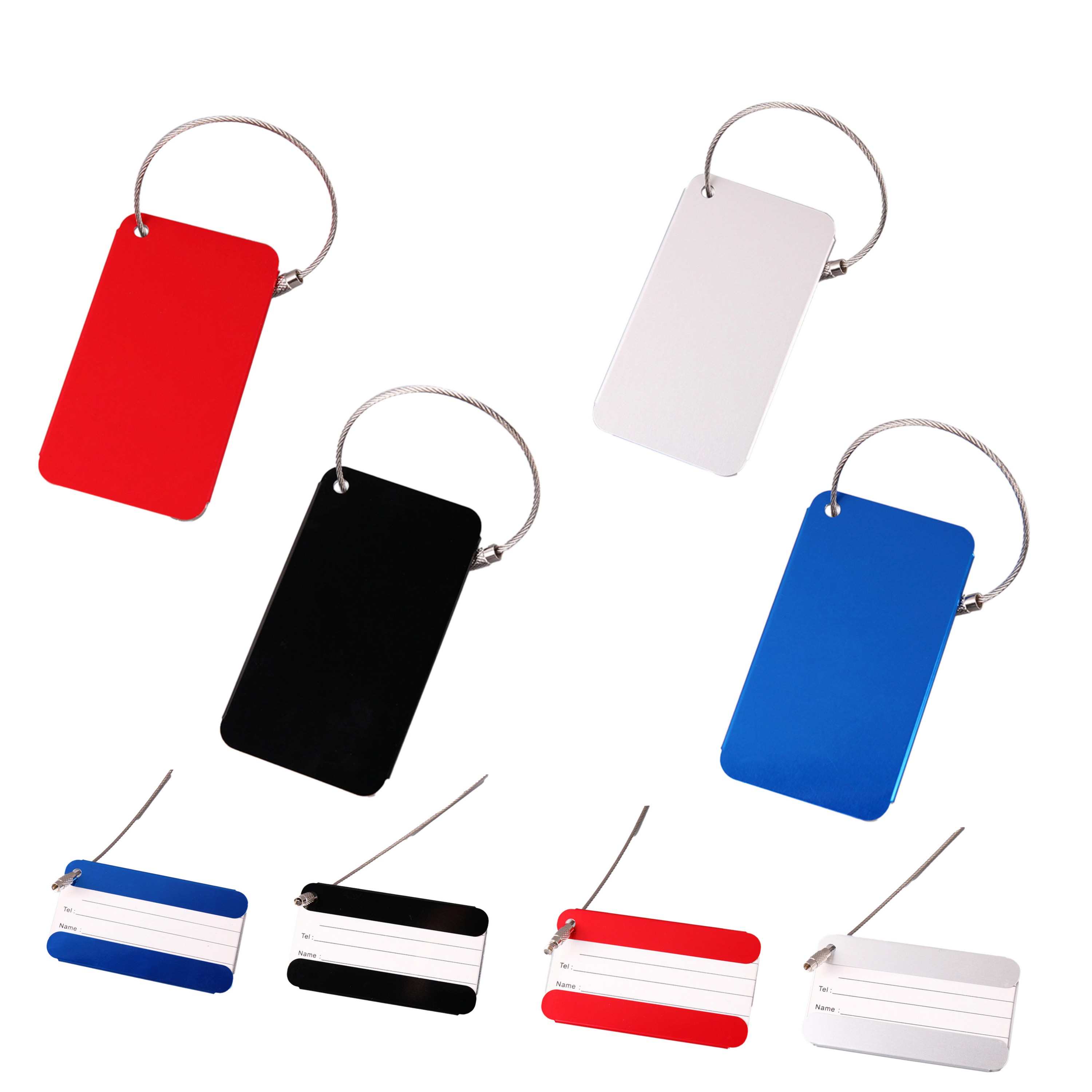Aluminum Luggage Tag 1