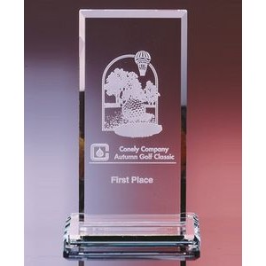 8 1/2" Clear Crystal Monolith