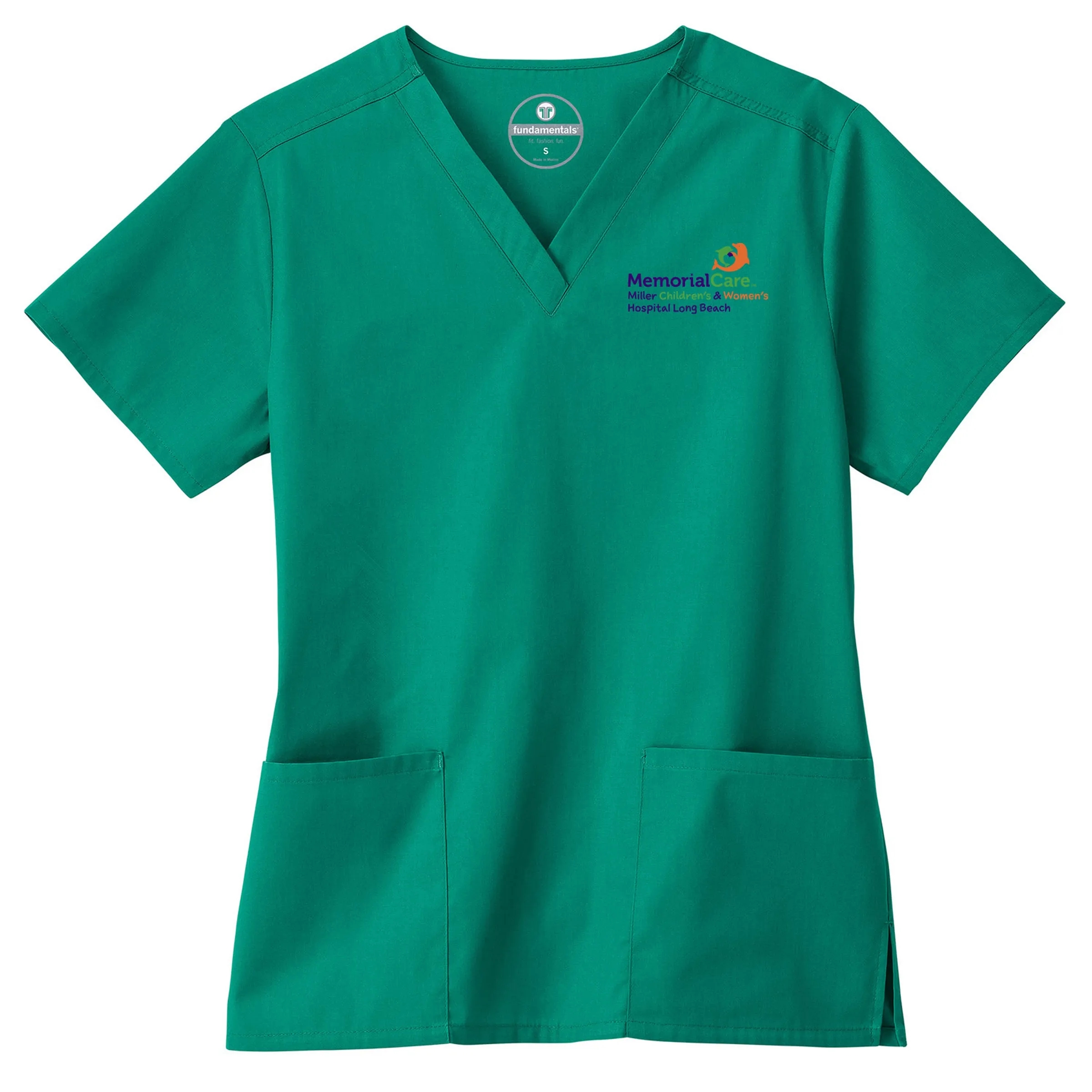 FUNDAMENTALS LADIES TWO POCKET V-NECK TOP 7