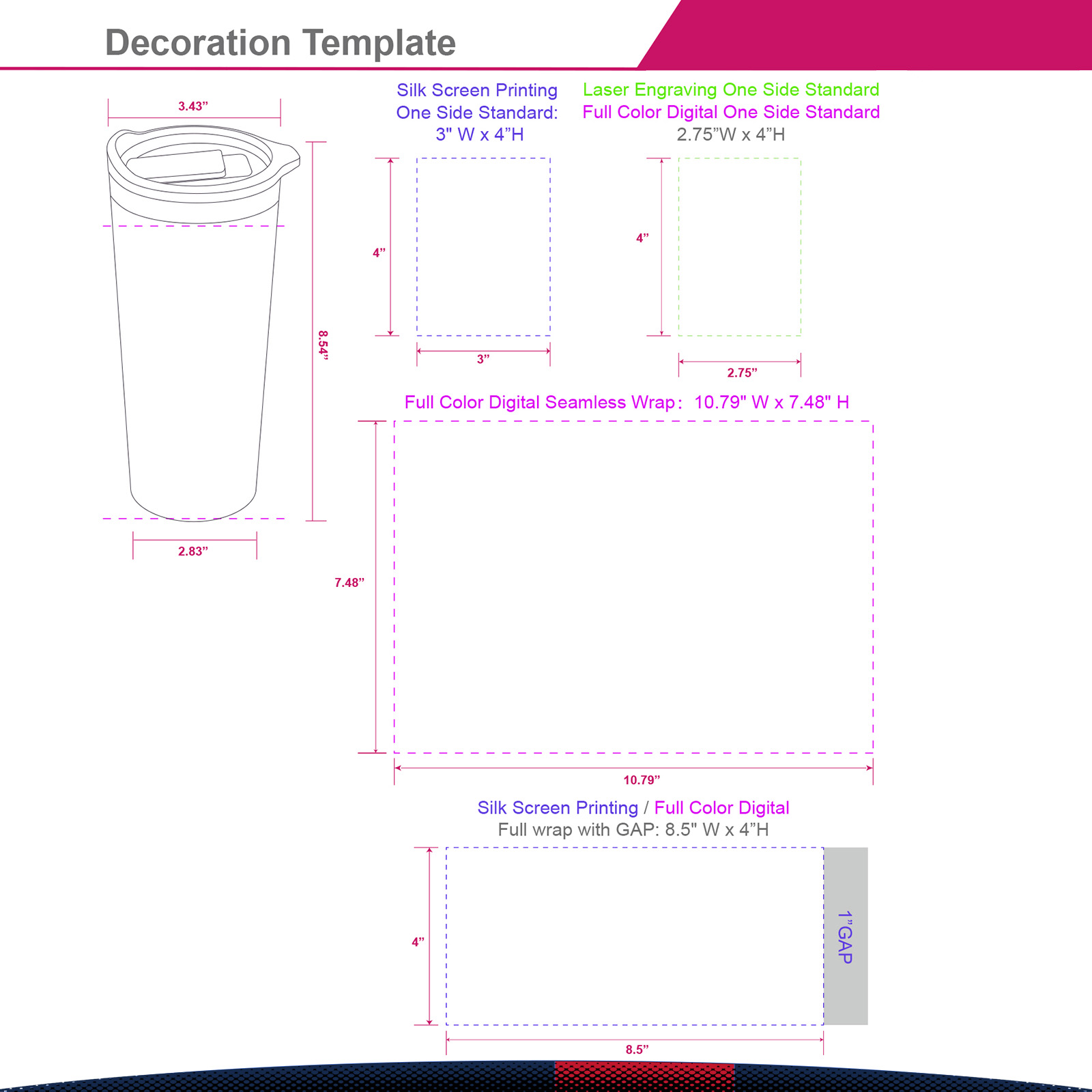 28 OZ. Nique Travel Tumbler 6