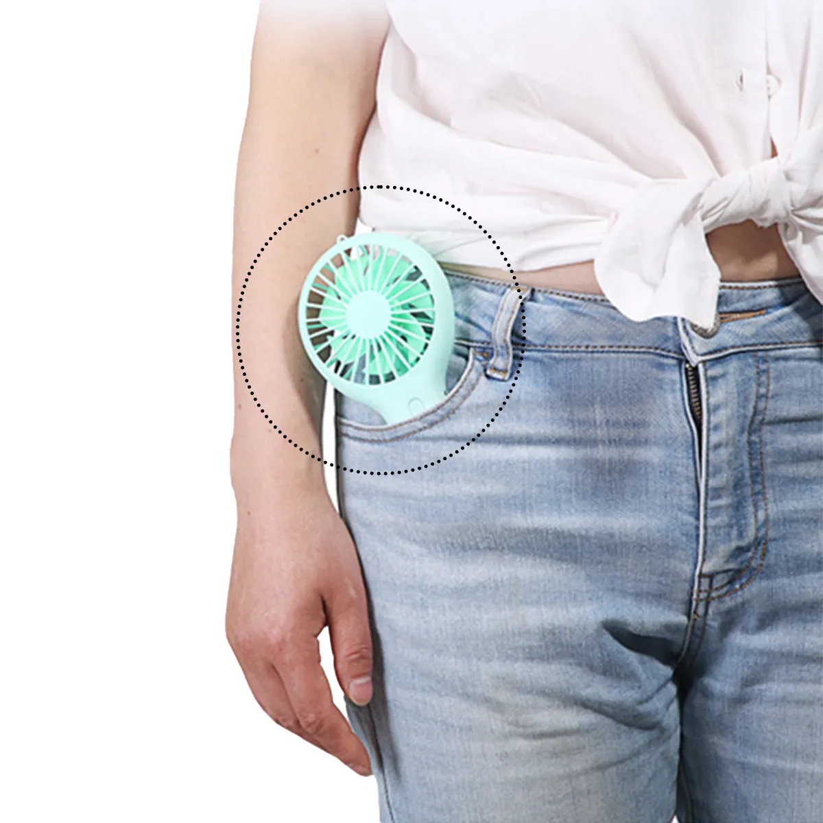 Mini Handheld Fan Portable Outdoor Electric Air Cooler 11