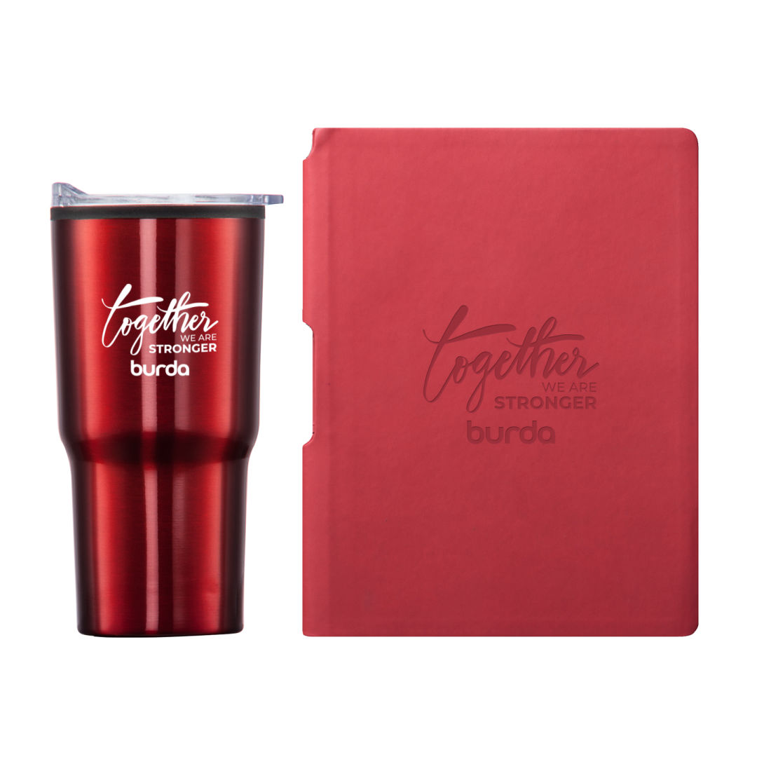 Eccolo® Groove Journal/Bexley Tumbler Gift Set 12