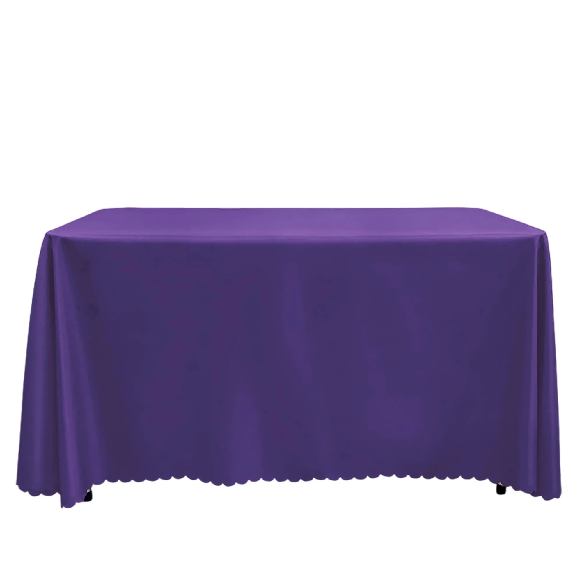 Fitted Polyester Tablecloth for 6ft Rectangle 1