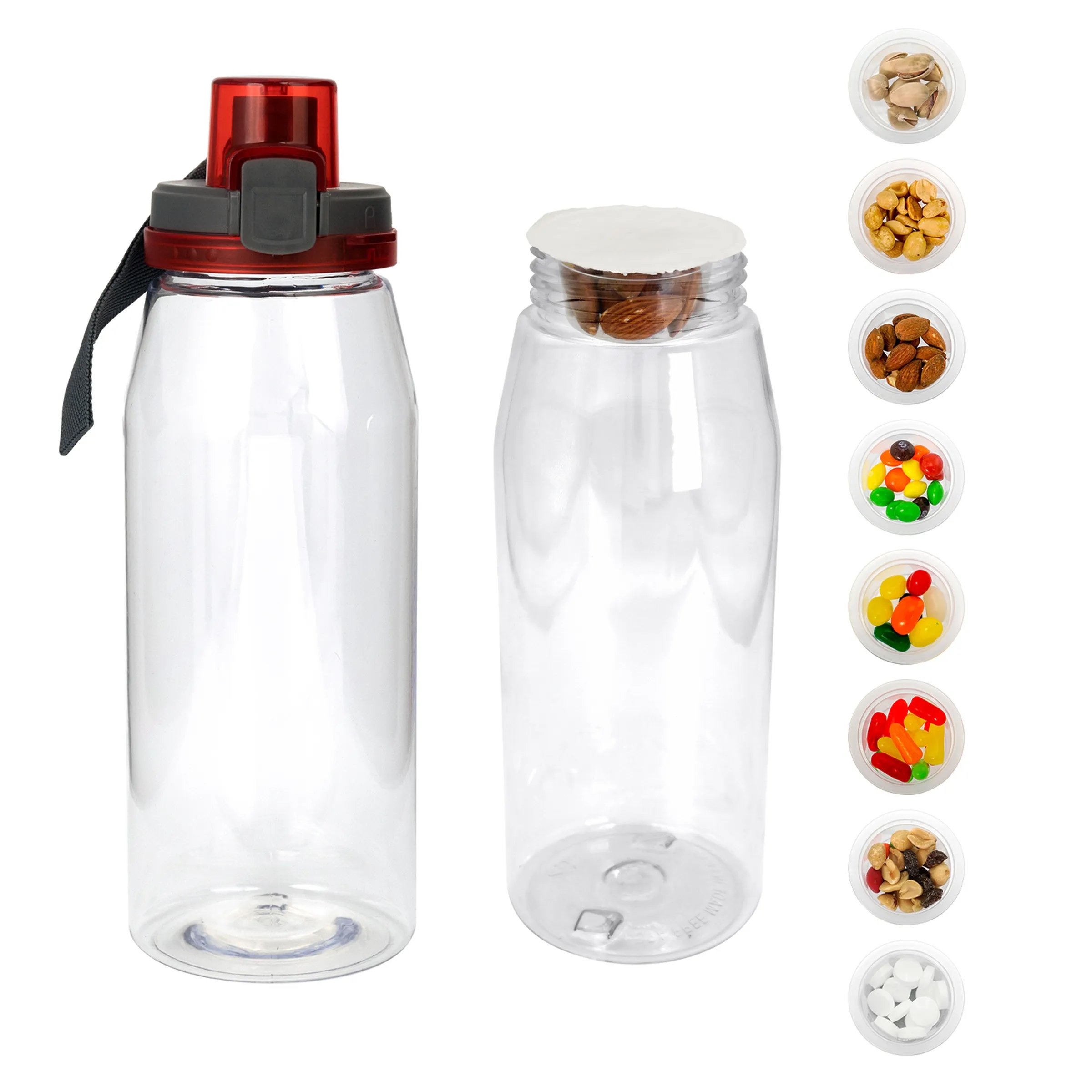 Locking Lid 32 oz. Snack Bottle 8