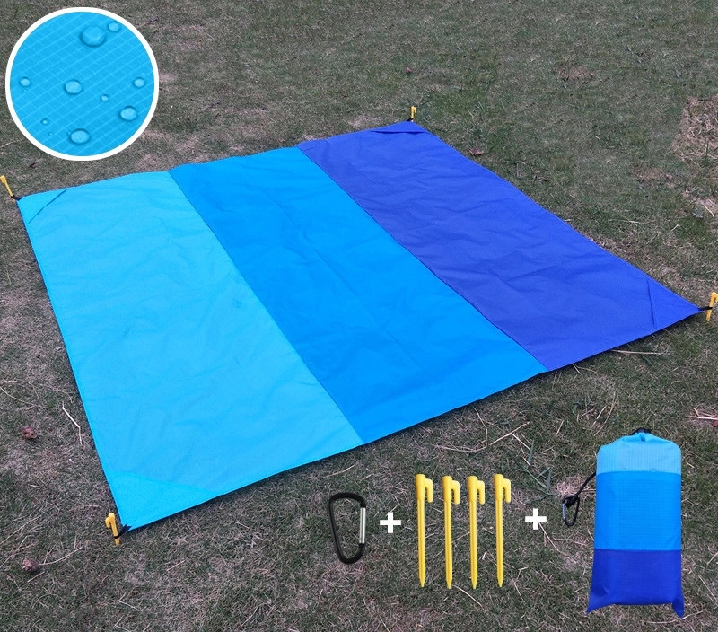 Quick Drying Nylon Compact Outdoor Beach Blanket 8
