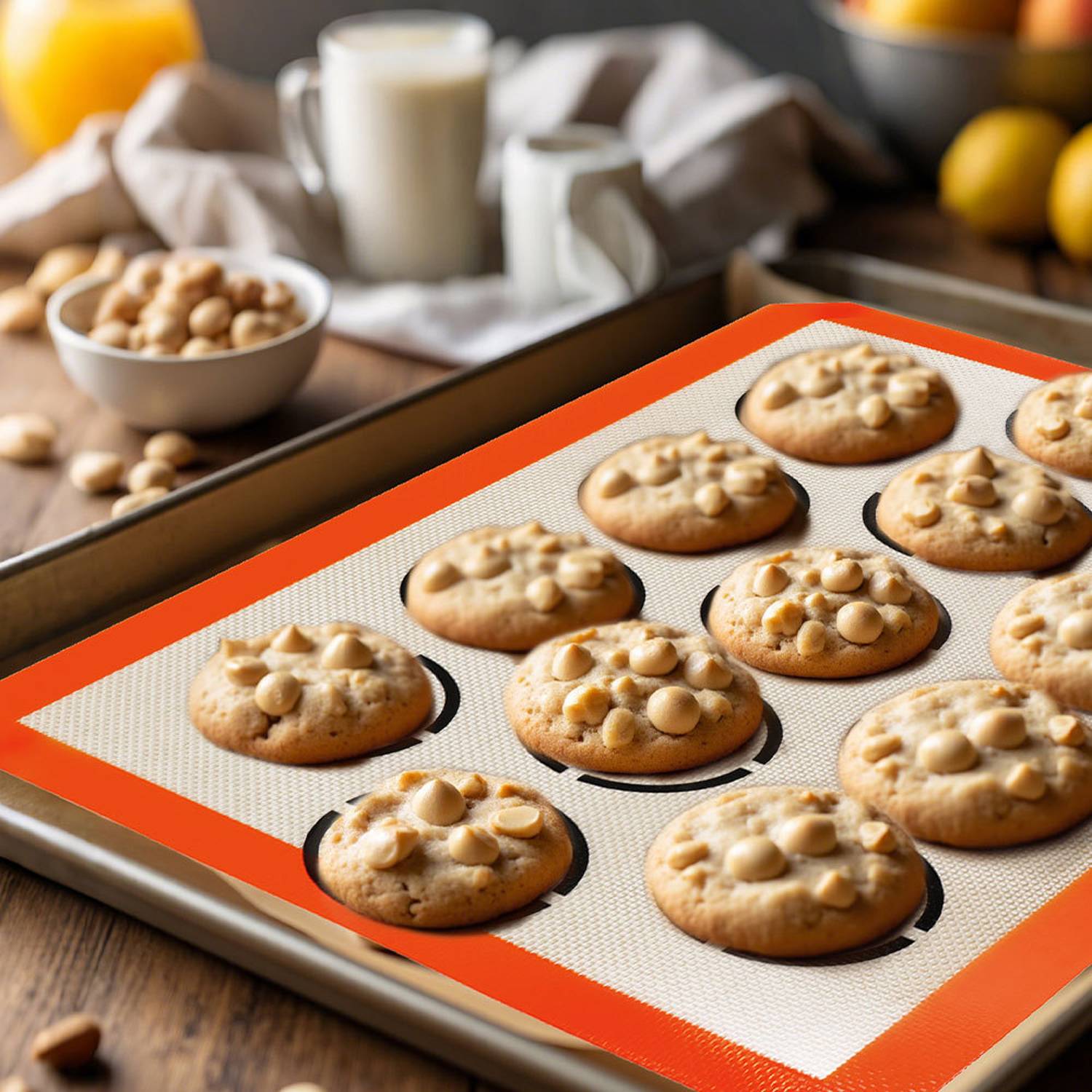 Non-Stick Food Grade Silicone Baking Mat 4