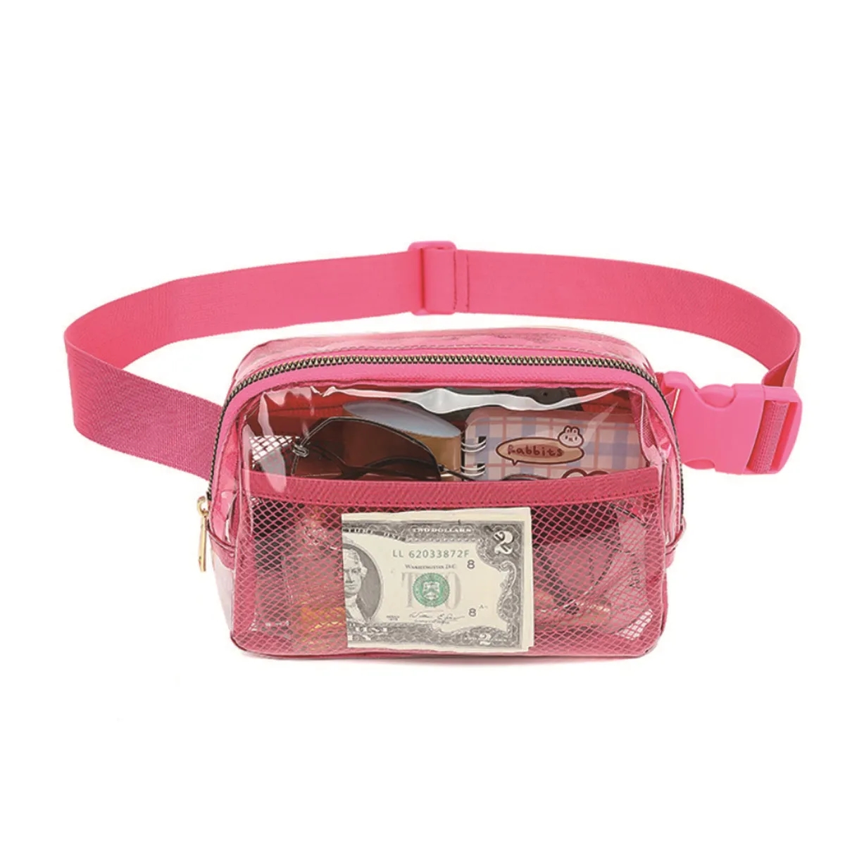 Stadium Approved Clear Belt Waist Bag with Adjustable Strap 2