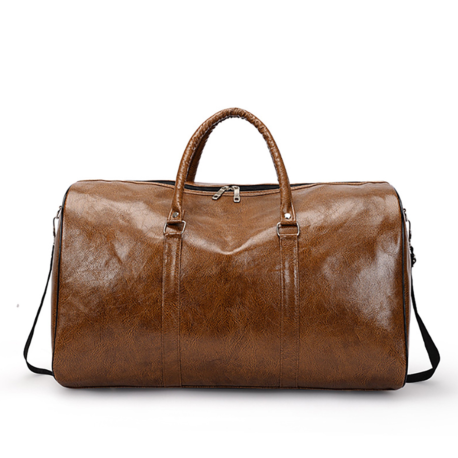 Sport Pu Leather Gym Duffle Travel Bag 2