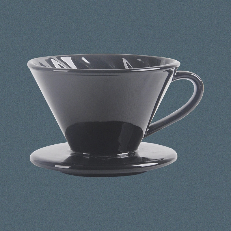 Custom Ceramic Over Coffee Brewing Filter Cone 10
