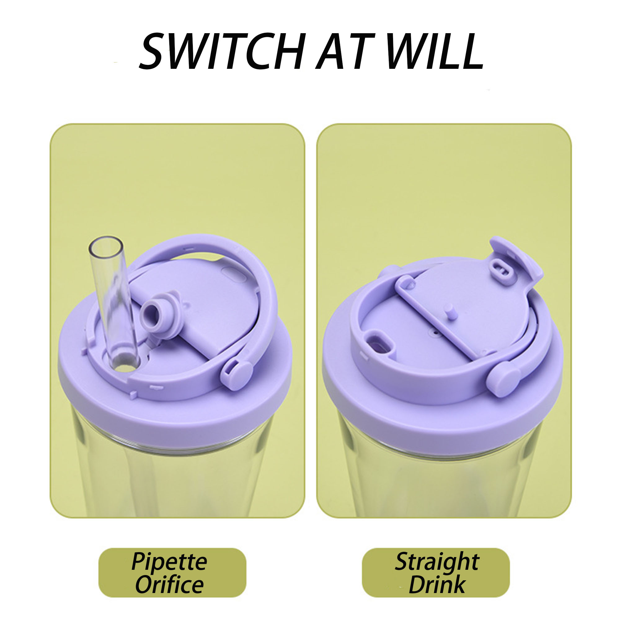 Double-layer Plastic Double-drinking Cup 2