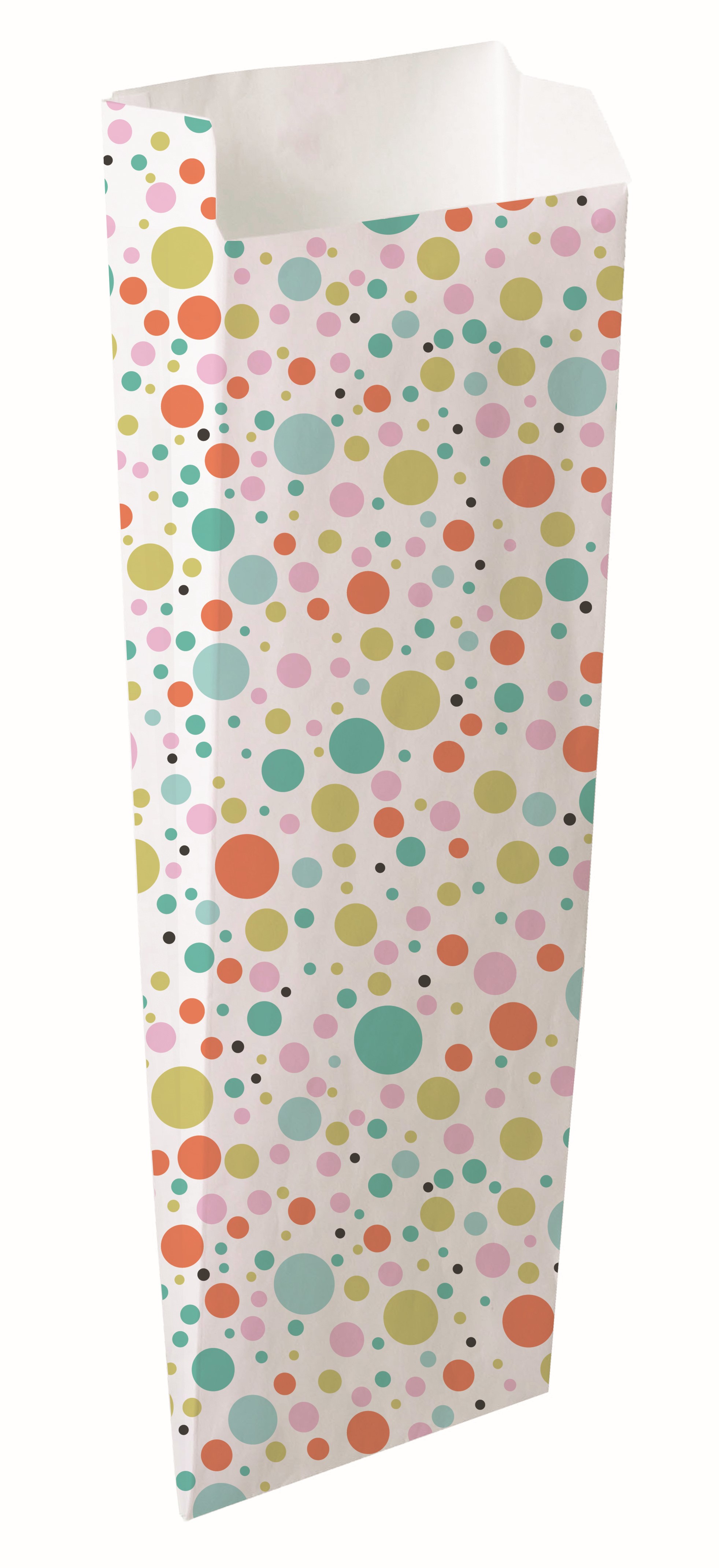 Digital Full Color 2-Sided Scatter Print Paper Bag (5" x 12" x 2")