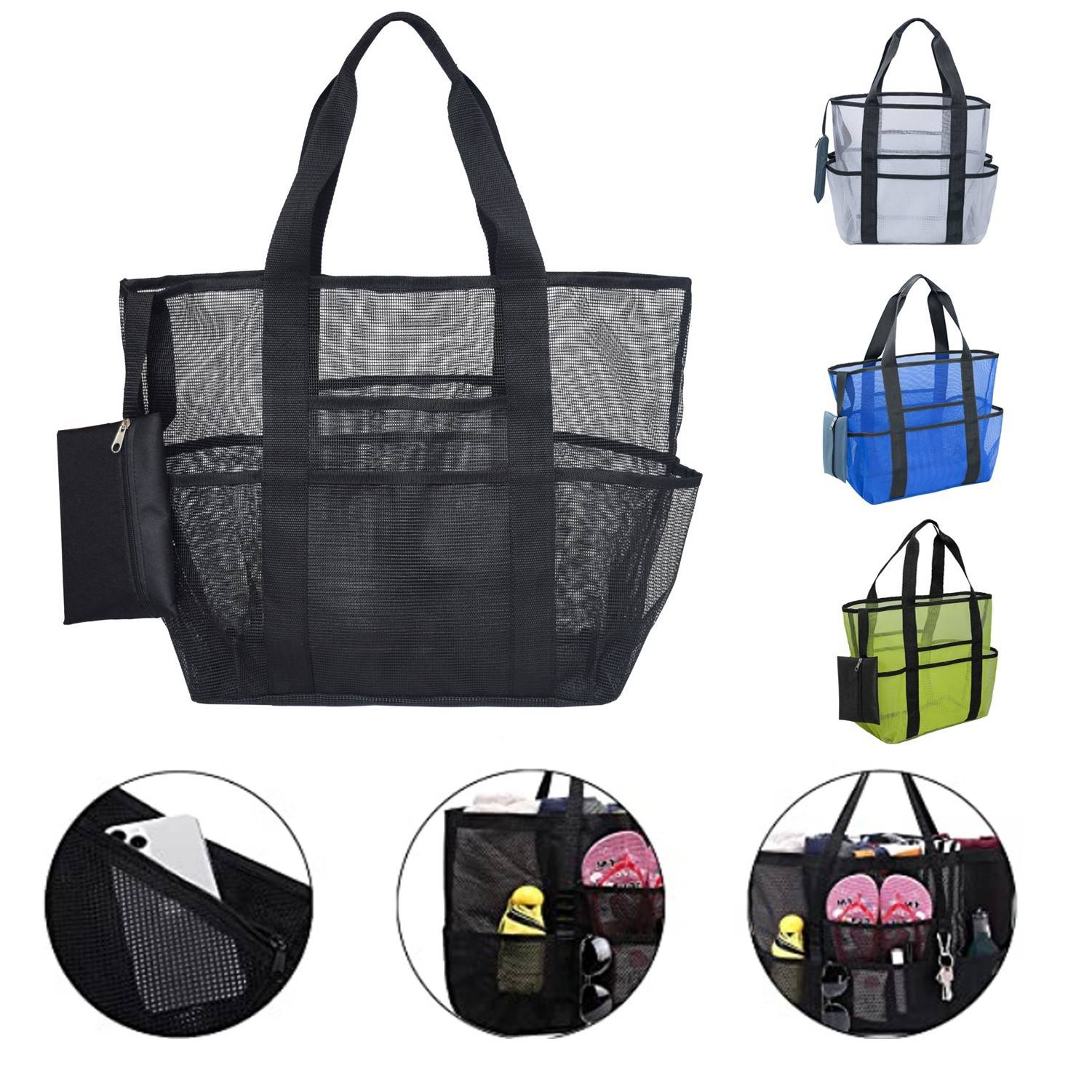 Mesh Beach Tote Bag 2