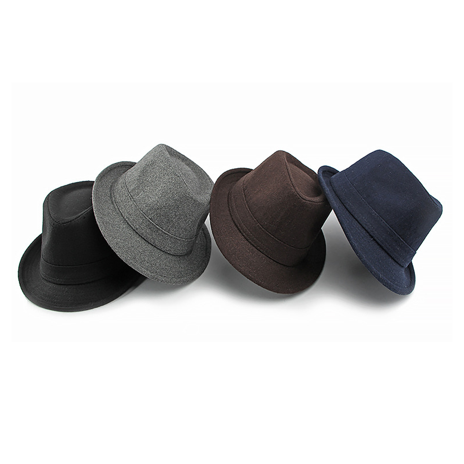 Mens Premium Black Fedora Hat 5