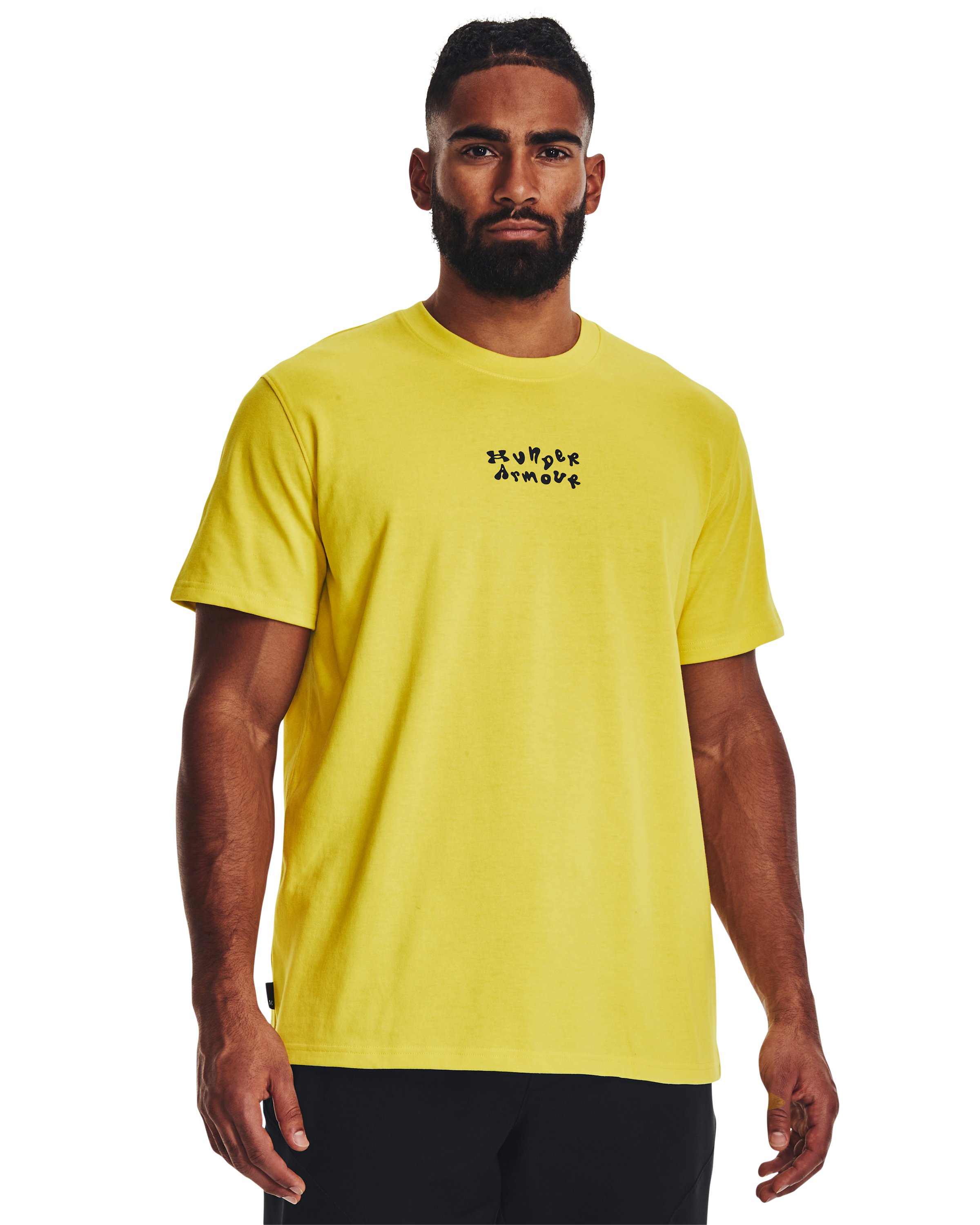 Men's UA Checkered Heavyweight Short Sleeve  2
