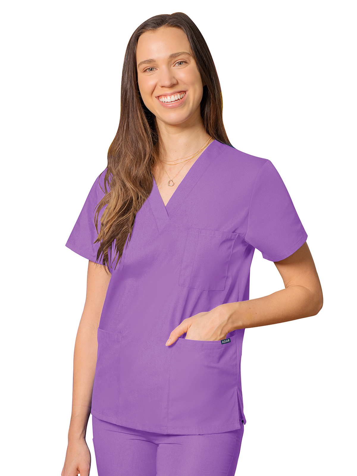 Adar - Universal - Unisex 3-Pocket V-Neck Top 26