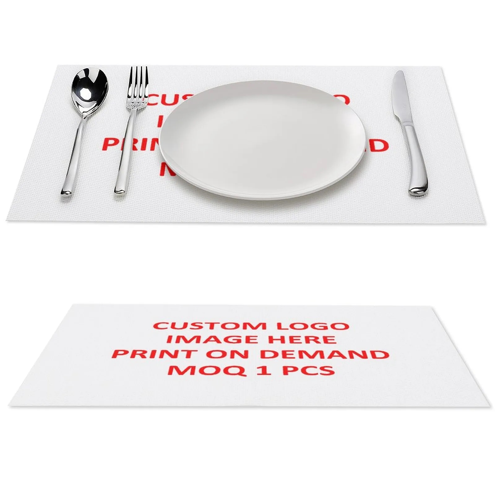 PVC Woven Placemat with Logo 8