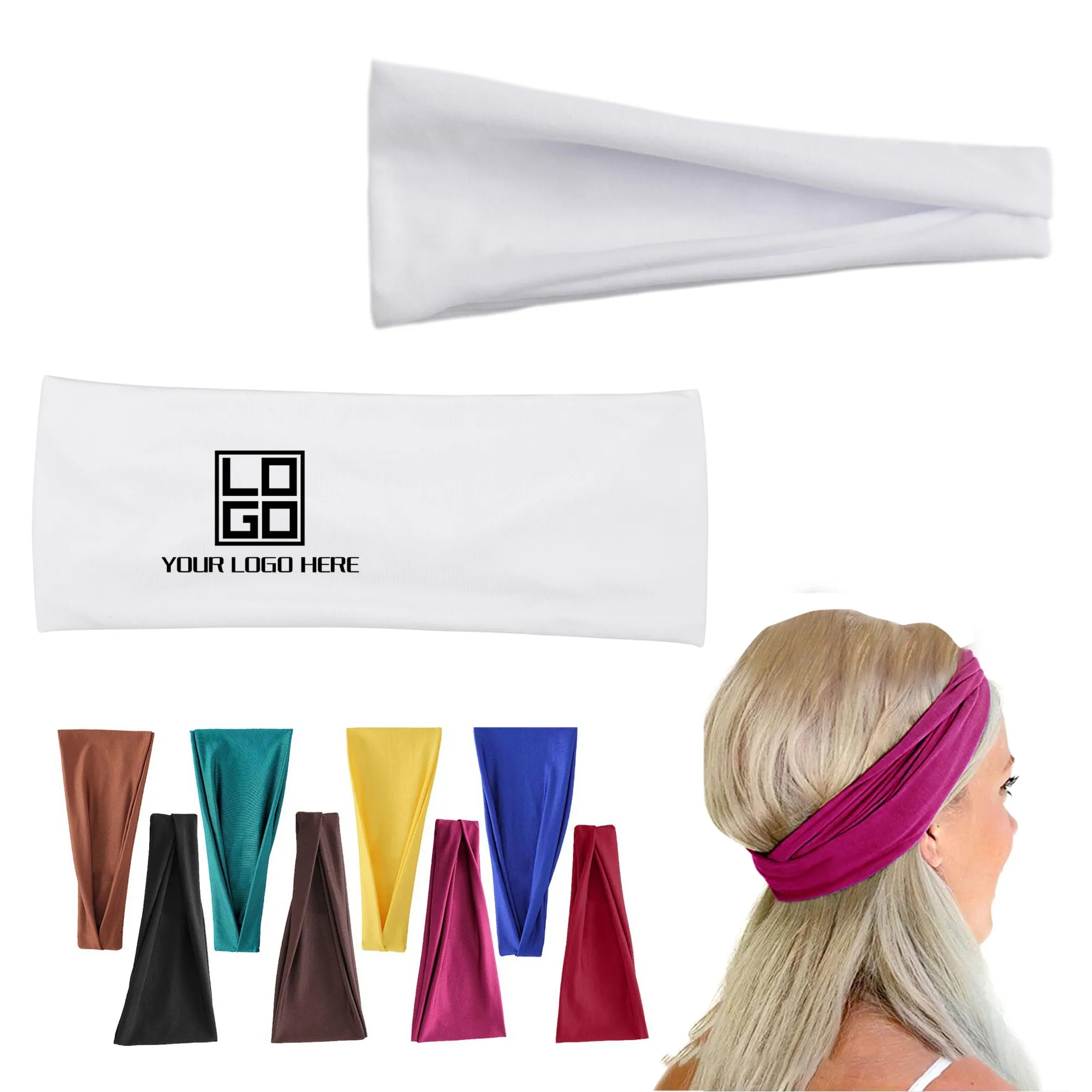 Wide Headbands Yoga Workout Hair Accessories Band 2