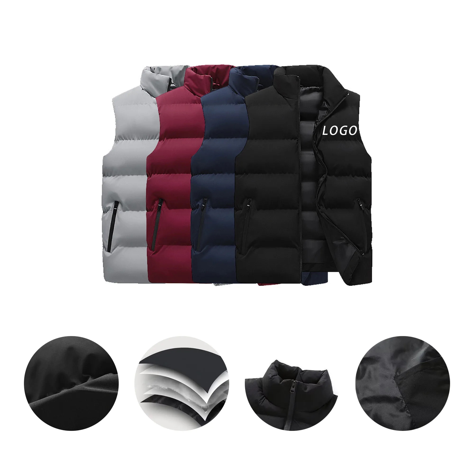 Warm WindproofVest With Logo For Winner,Sports,Activity