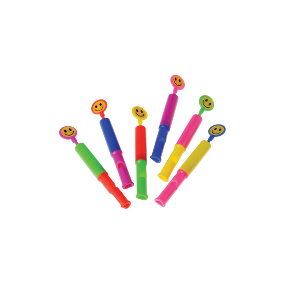 Smiley Face Slide Whistles - Assorted 2