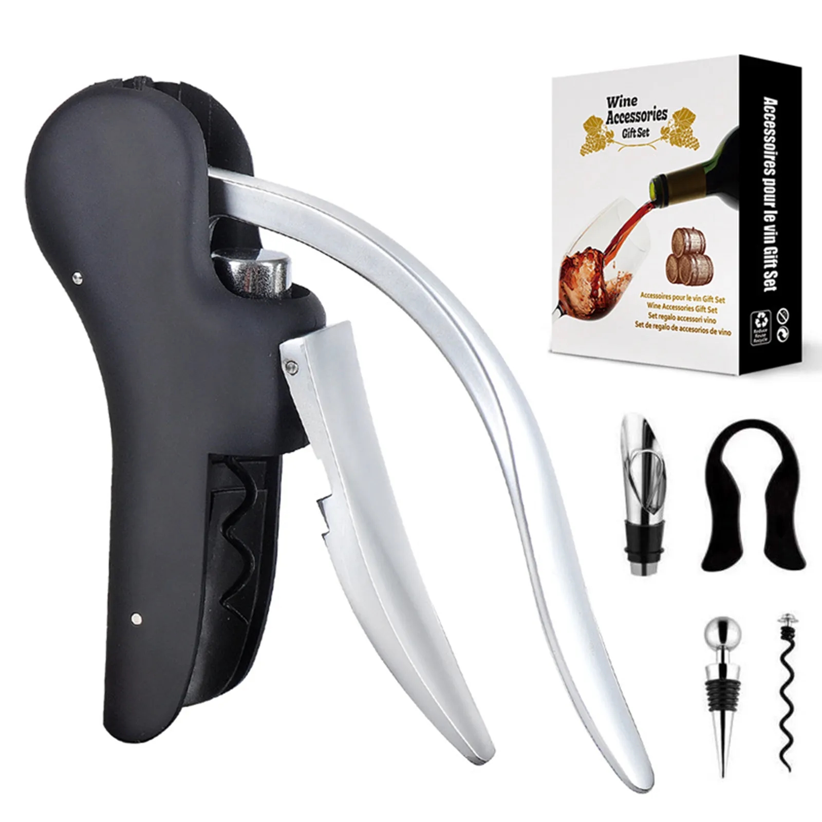 Wine Bottle Opener Corkscrew Set 1