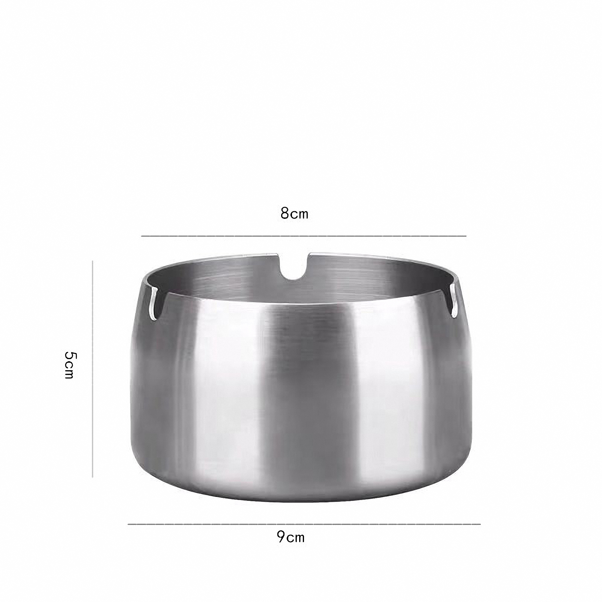Windproof Stainless Steel Ashtray 3