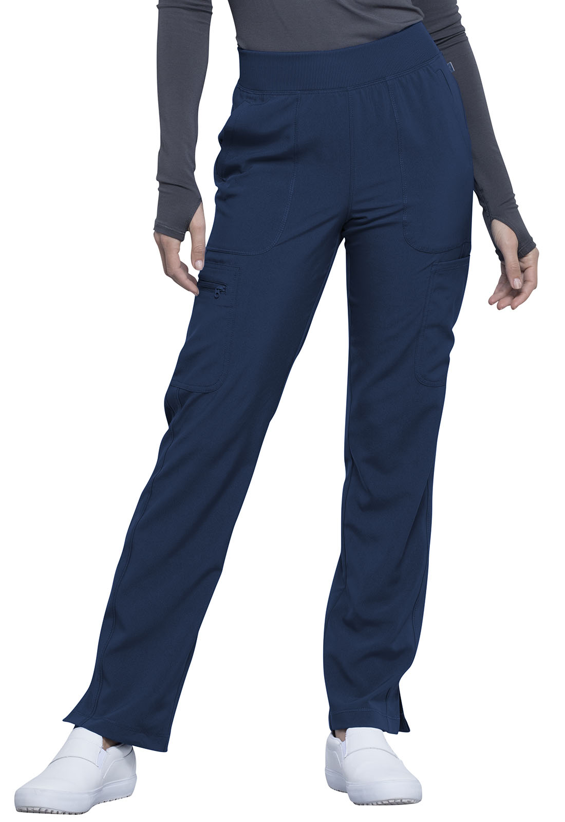 Infinity - Women's 6- Pocket Mid Rise Tapered Leg Pant 35