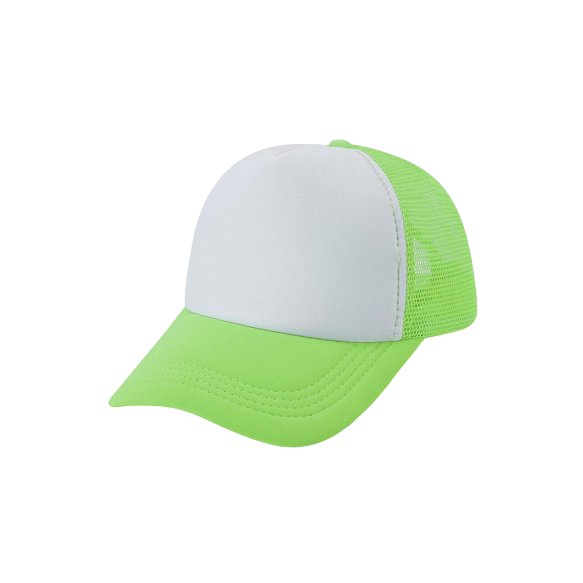 Sponge Mesh Back Trucker Cap With Plastic Snapback 20
