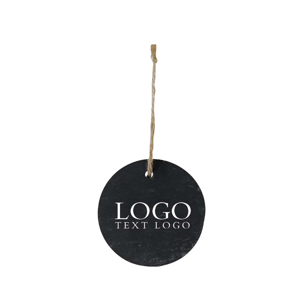 Black Slate Holiday Ornament 6