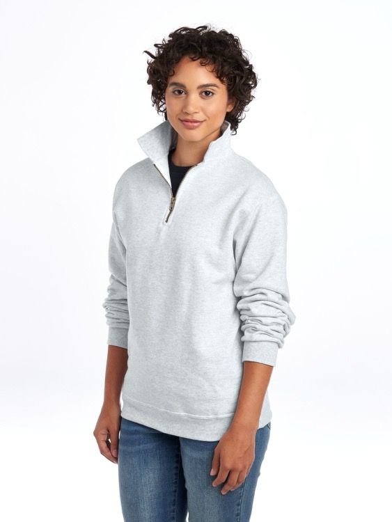 JERZEES Super Sweats® NuBlend® Unisex Quarter-Zip Cadet Collar Sweatshirt 3