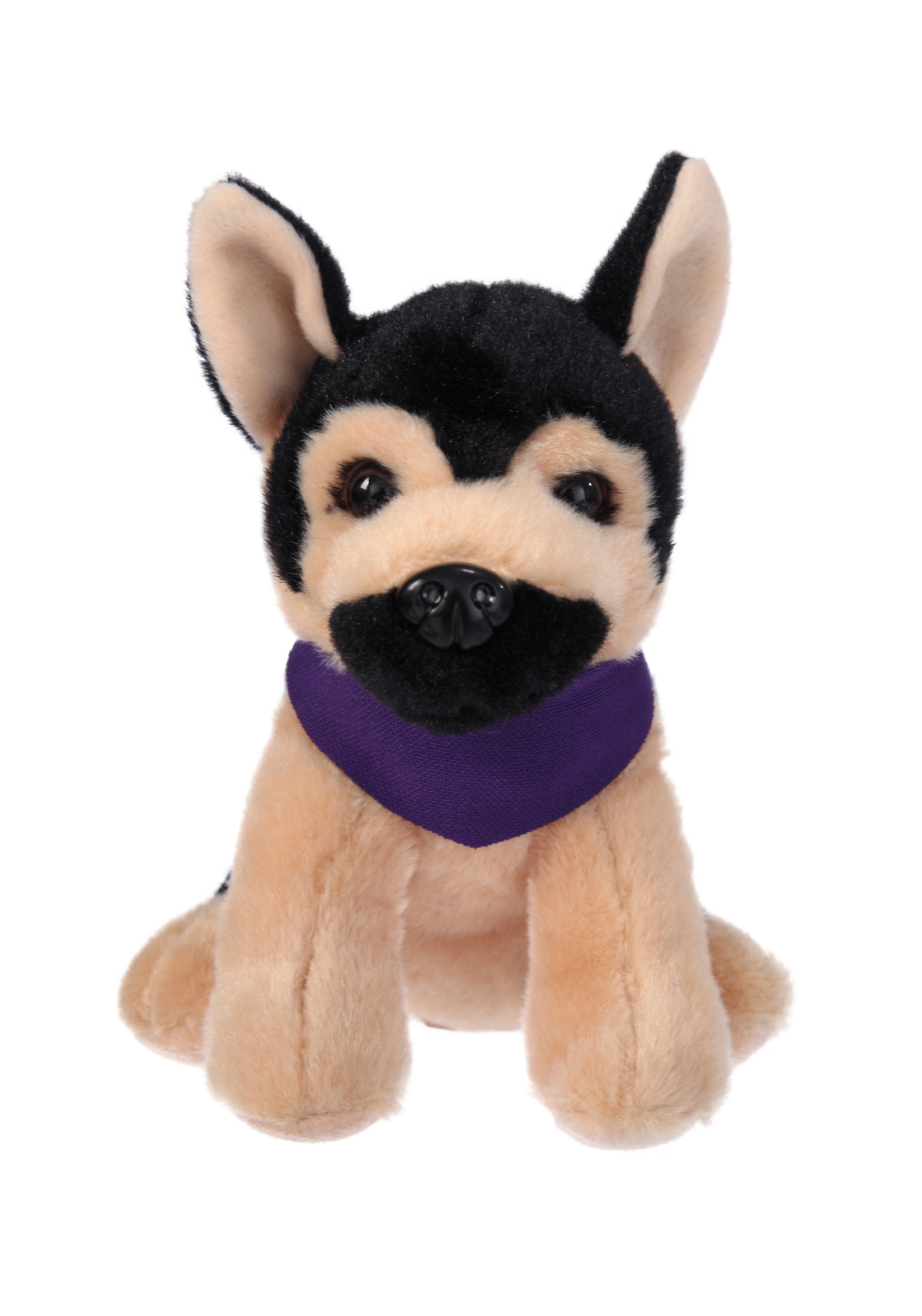 Soft Plush German Shepherd with Bandana