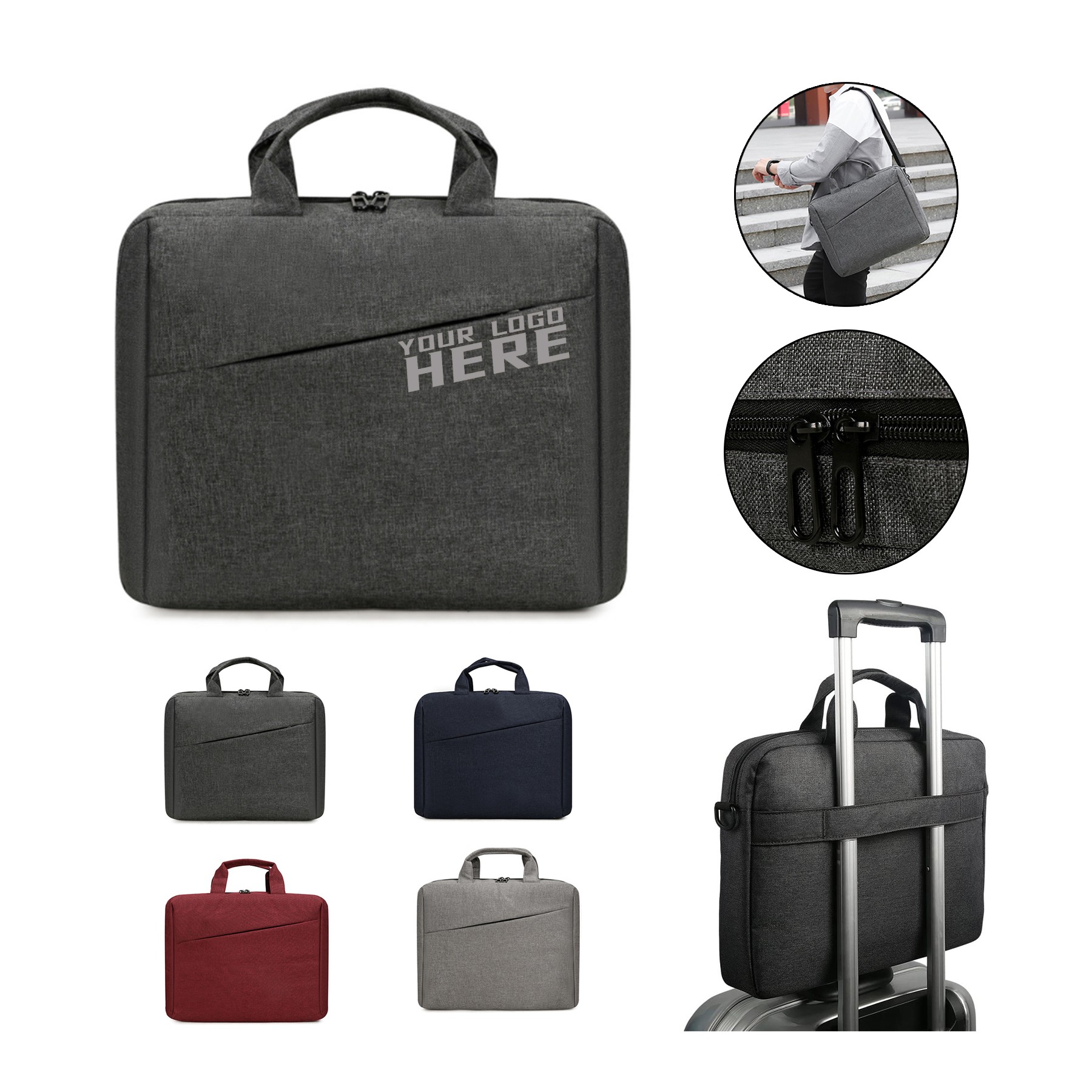 Water Repellent Laptop Shoulder Bag
