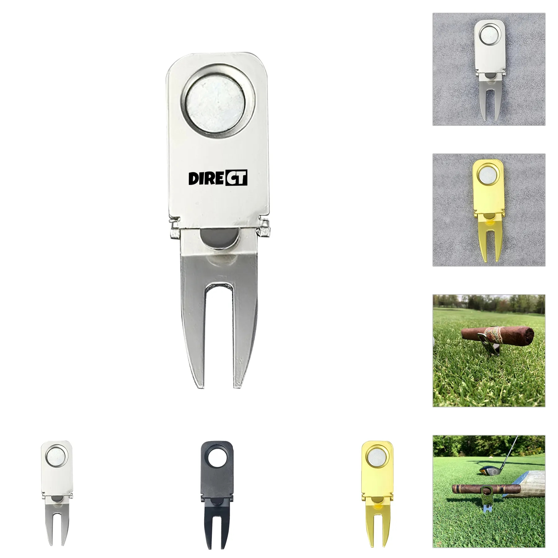 Multi-Use Magnetic Golf Divot Tool 2