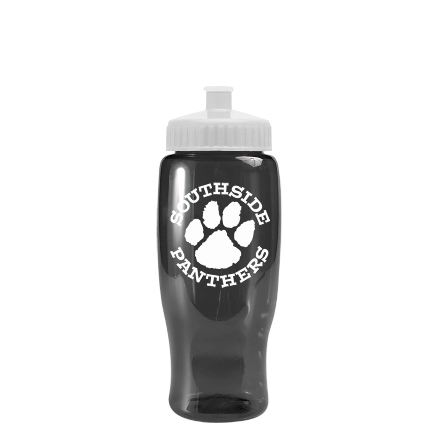 Poly-pure - 27 oz. Transparent Bottle with Push pull 9