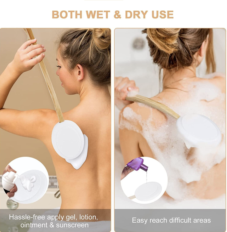 Back Lotion Applicator with 4 Replaceable Pads 9
