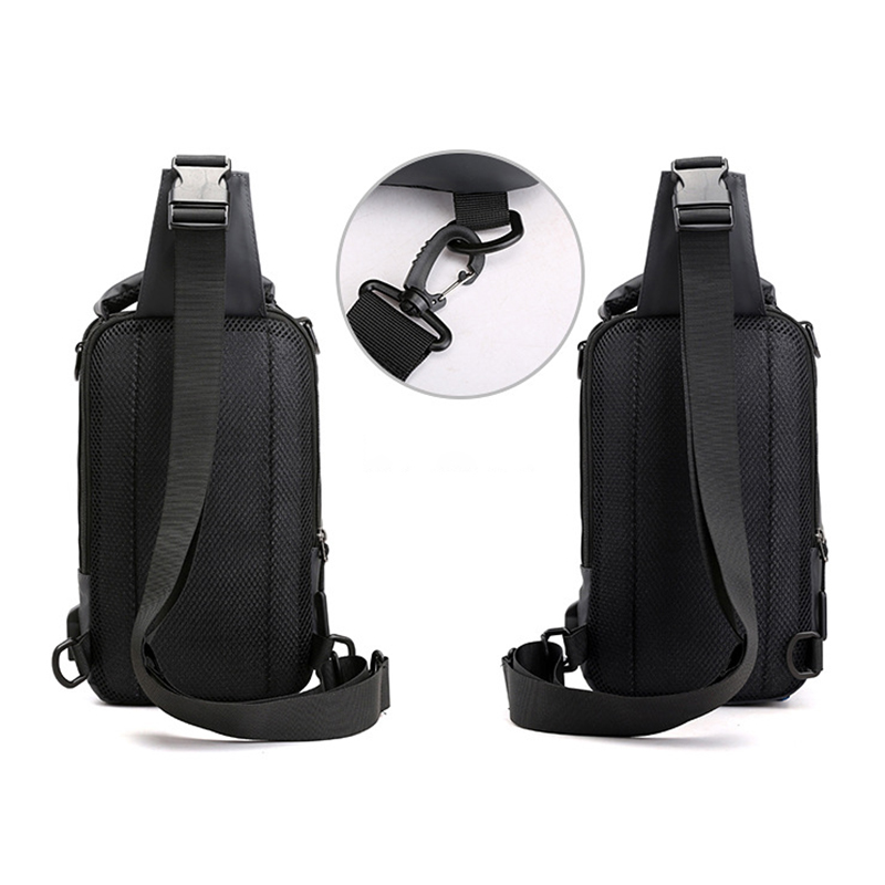 Sling Backpack with Detachable Strap and USB Port 6