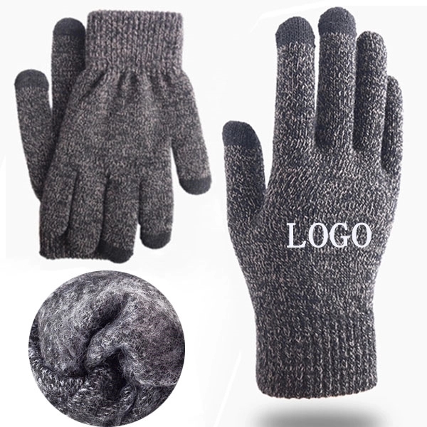 Thick Knitted Warm Winter Touch Screen Gloves 6