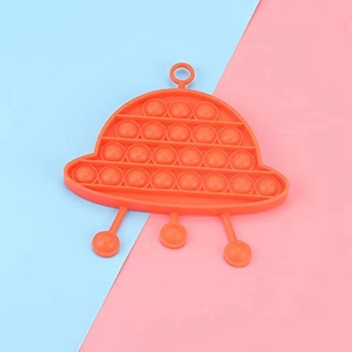 UFO Stress Reliever Silicone Push Pop Bubble Sensory Fidget 9
