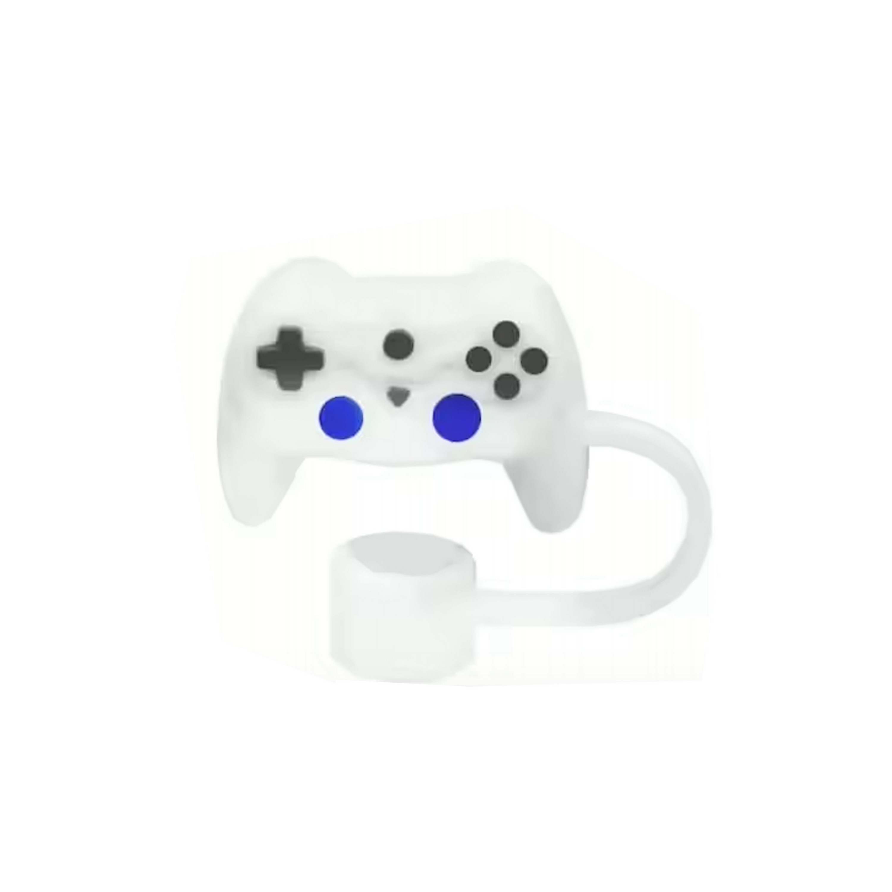 Decorative Gamepad Style Straw Caps 3