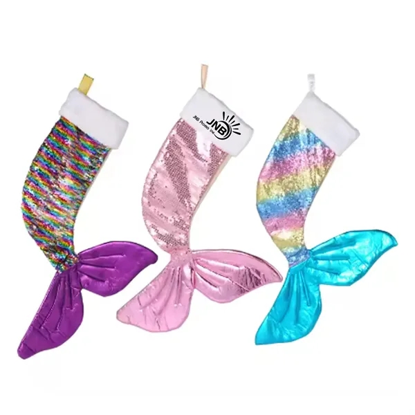 Mermaid-Themed Christmas Stocking