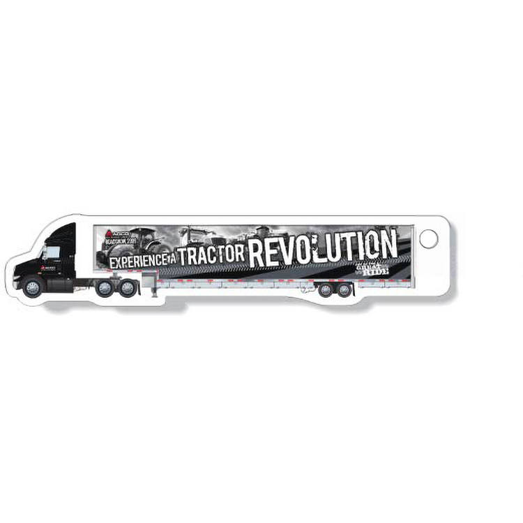 Custom Key Tag .030 Compressed Laminated PVC (7 sq/in), Full Colour