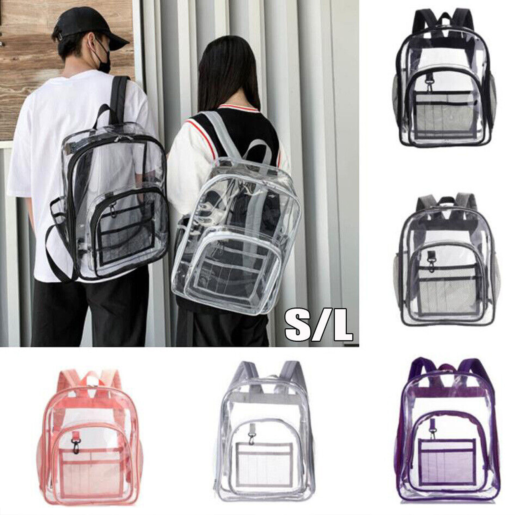 Clear PVC Backpack 2