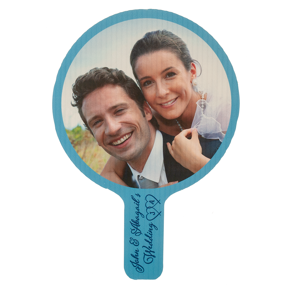 Hand Fans - Round, Full Color 18