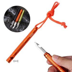 Multi Functional Knife with Whistle and Fire Starter 6