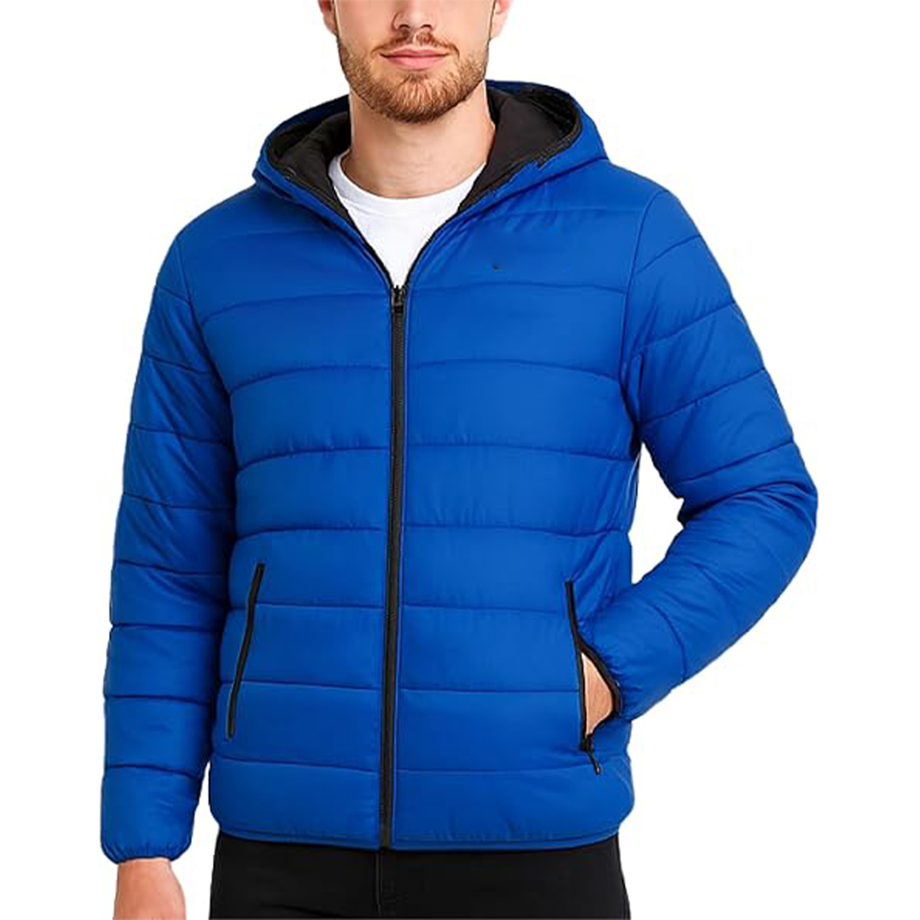 Warm Hooded Quilted Down Jacket 18