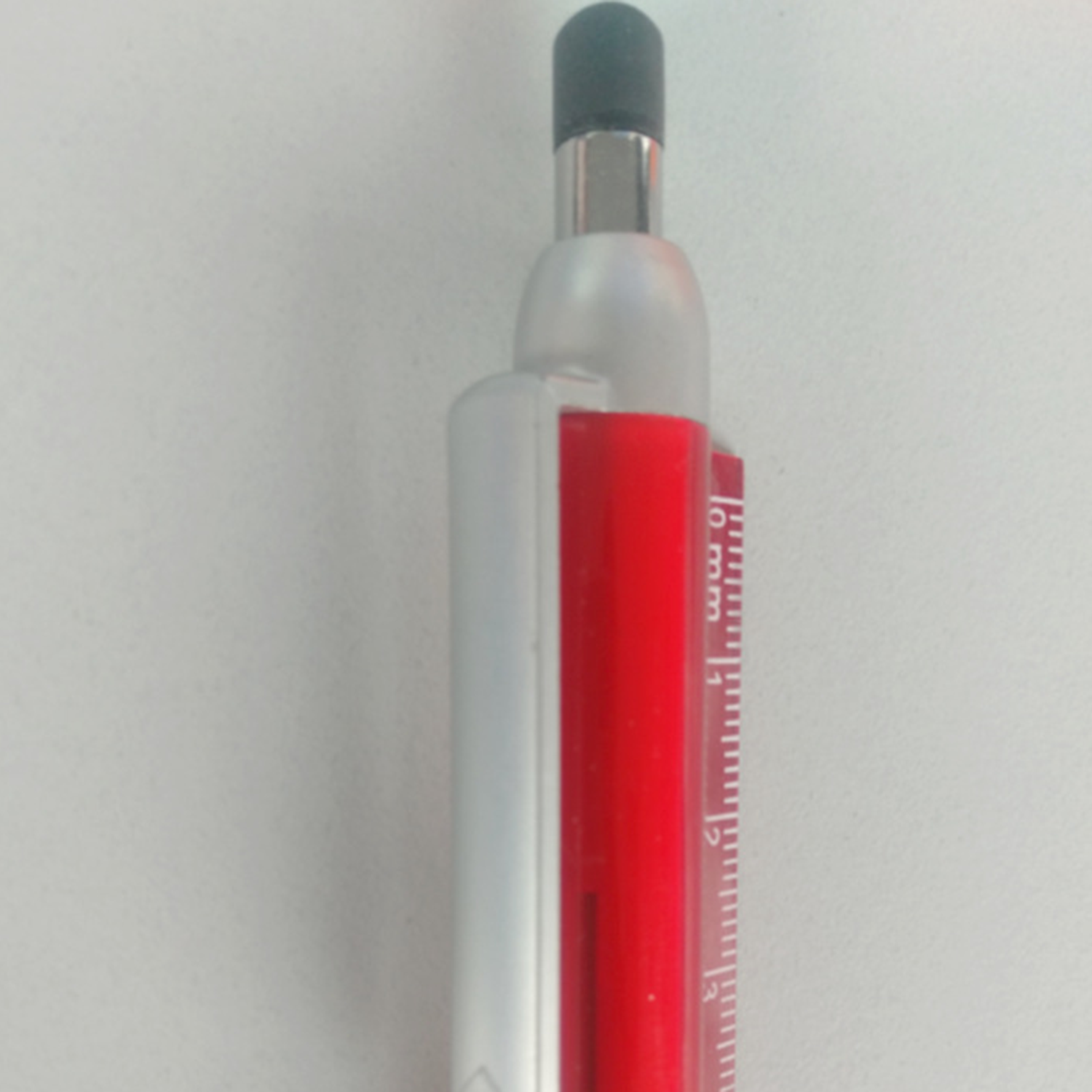 Twist-Action Ballpoint Pen W/ A Stylus And Tape Measure 3